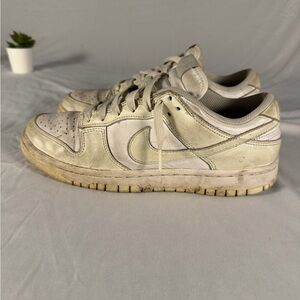 Nike Dunk Low Grey Phantom Light Bone Sneakers Size 9